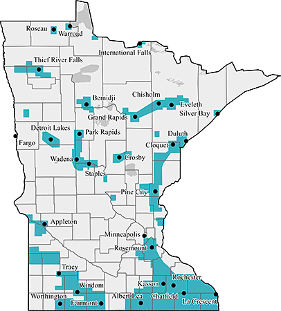 Service Area Map