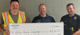 Rewarding responders Aitkin Fire Department