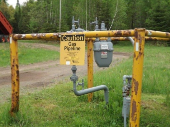 example of an odorizer with gas pipeline